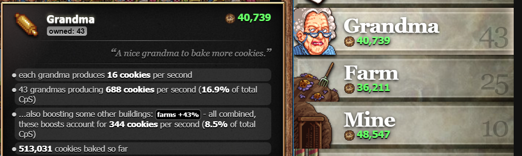 Cookie Clicker Strategy Dashboard