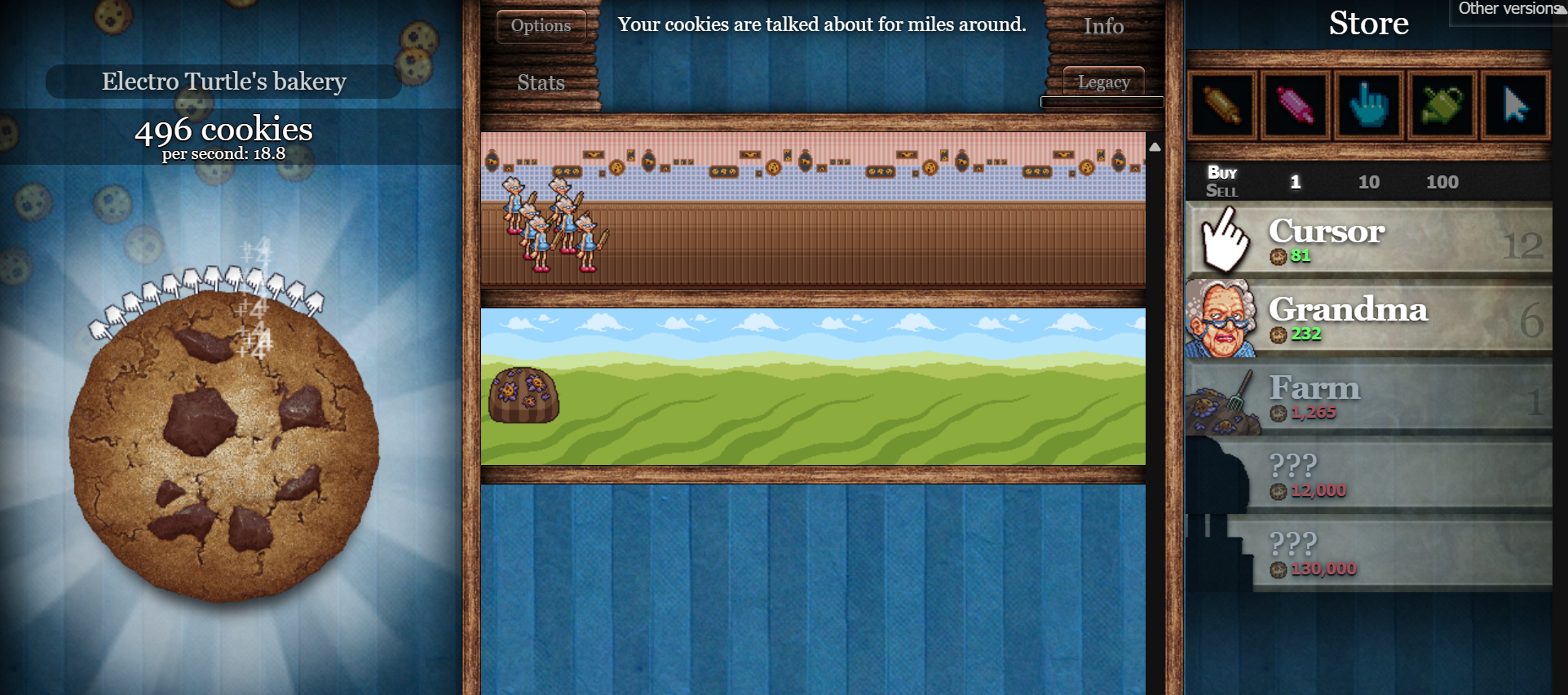 Cookie Clicker Screenshot